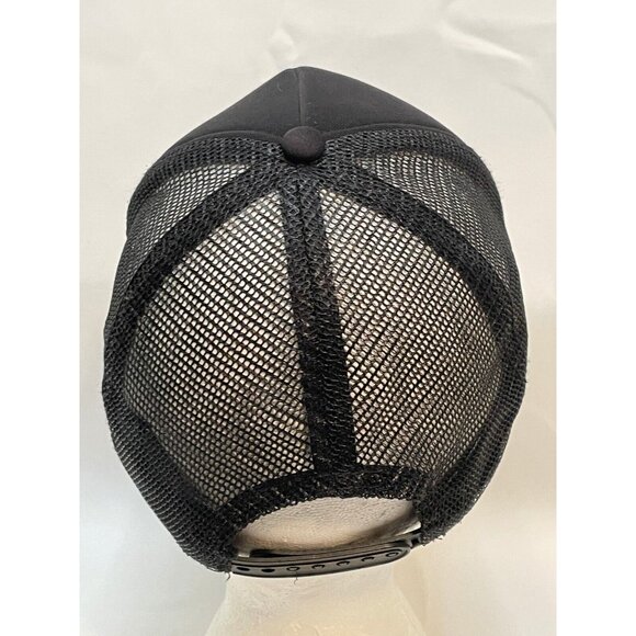 Volcom Stone trucker mesh hat 6 1/2" snap back black - Picture 3 of 7